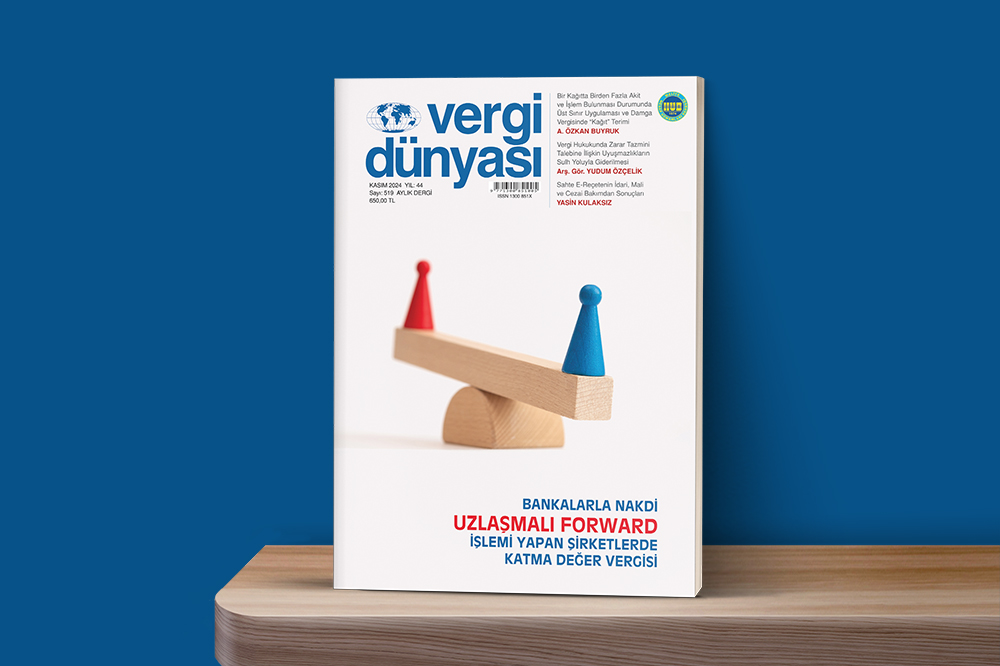 Kasım 2024 Vergi Dünyası Dergisi